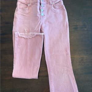Cat & Jack Pink Kids Straight Leg Jeans